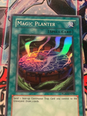 Magic Planter Yugioh card like new, rare