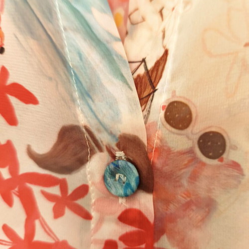 Project Soma Theros Shirt new, silk touch muslin, oversized kimono sleeves