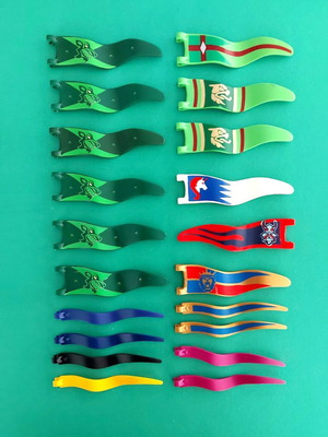 Playmobil flags No5 used set