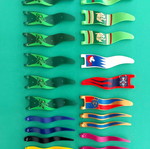 Playmobil flags No5 used set