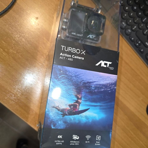 Turbo X Action Camera ACT 480 4K 60fps new