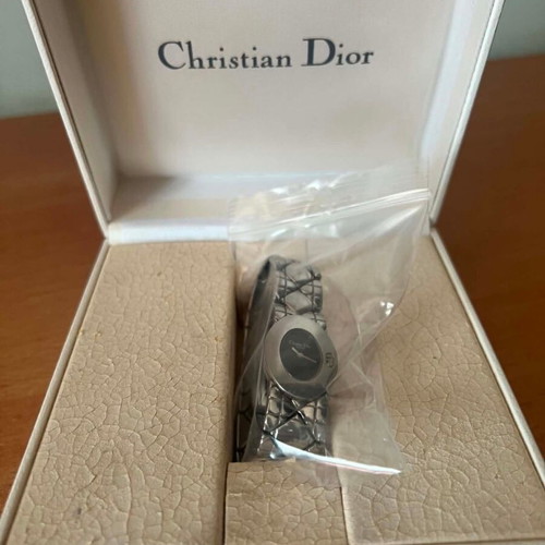 Christian Dior Lady Dior D90-100 women's watch, silver black