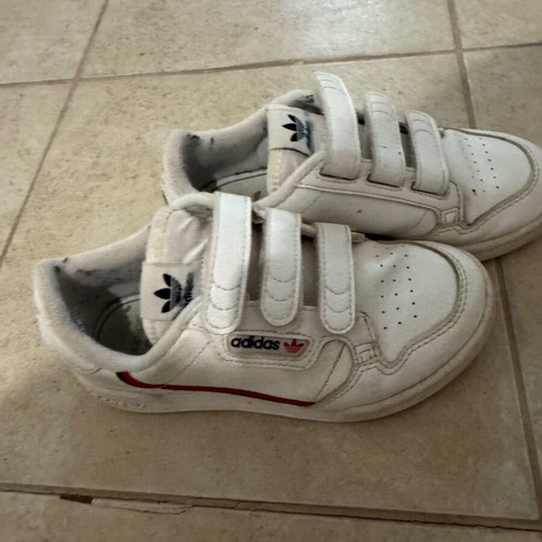 Adidas athletic shoes like new, size 31, white