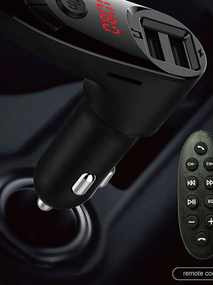 Car FM Transmitter with Bluetooth and USB