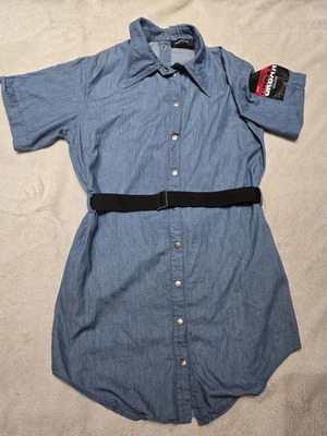 Negative denim dress size L like new