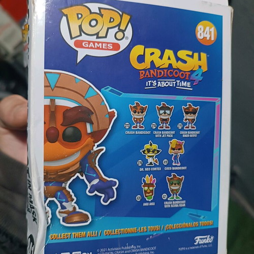 Funko Pop Crash Bandicoot 4 used, box in fair condition