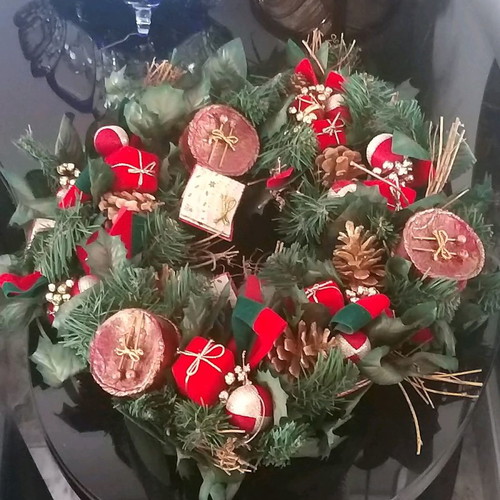 Christmas wreath new, diameter 40cm