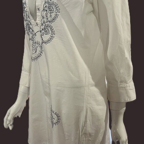 Brooksfield tunic shirt new, white, cotton, size M