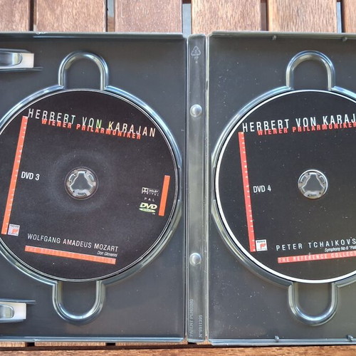 Herbert Von Karajan The Reference Collection 2 DVD cases used, classical
