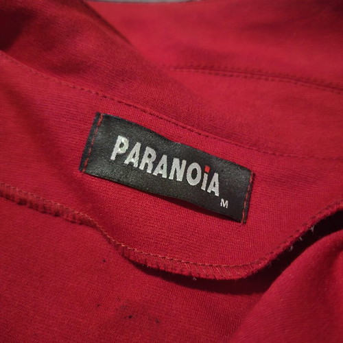 Paranoia red bolero jacket with black details