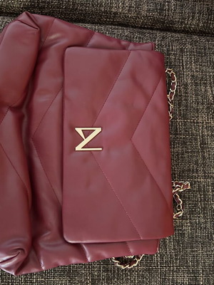 Nolan shoulder bag new in burgundy color
