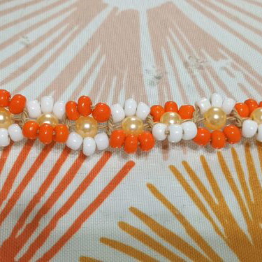 Handmade bracelets new multicolor, orange