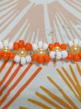 Handmade bracelets new multicolor, orange