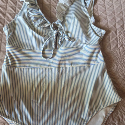 Γυναικείο ολόσωμο μαγιό H&M μέγεθος 38 μεταχειρισμένο τιρκουάζ
