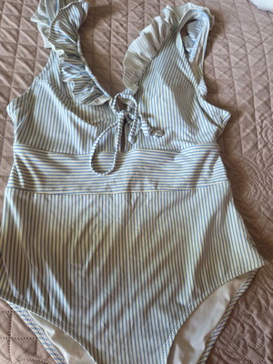 Γυναικείο ολόσωμο μαγιό H&M μέγεθος 38 μεταχειρισμένο τιρκουάζ