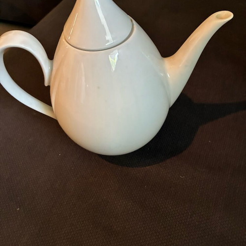 Vintage Scherzer Bavaria porcelain teapot 18 cm like new