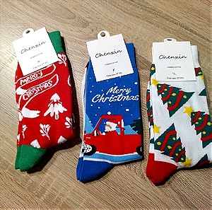 Χριστουγεννιάτικες κάλτσες One size - Unisex
