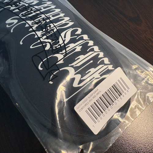 ASKYURSELF Goth Logo Sleeping Mask new