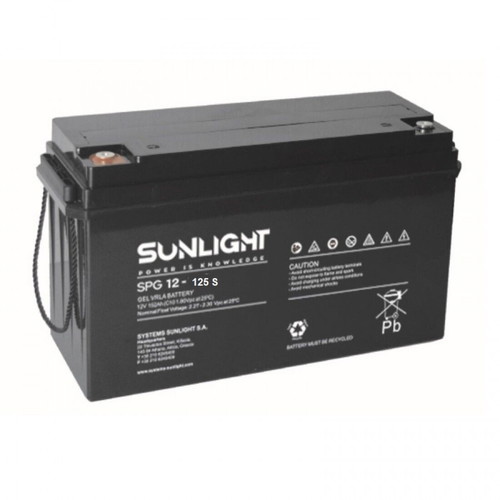 SunLight GEL SPG 125 S batteries used, pack of 4