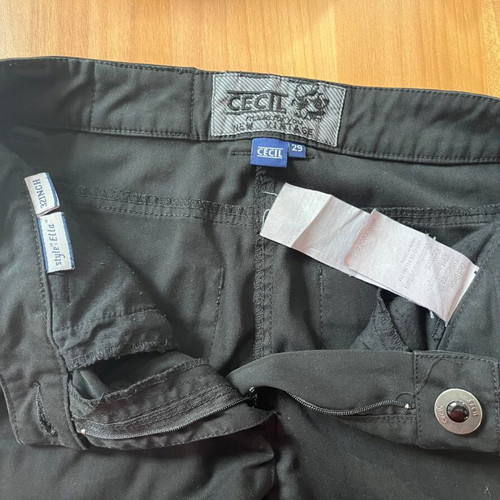 Cecil women's pants No 29 used, black, size L
