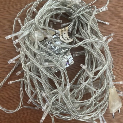 Electric Christmas lights used, working normally