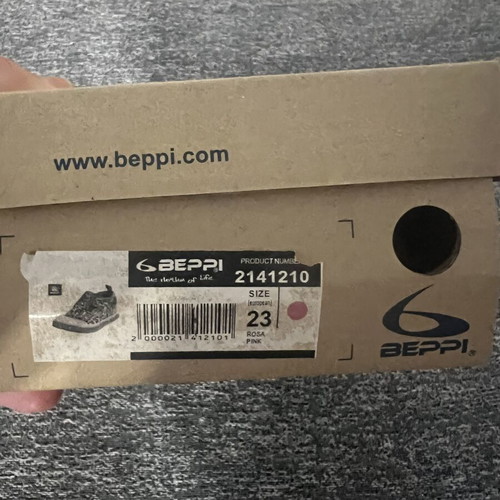 Beppi baby shoes size 23 new summer with toe protection