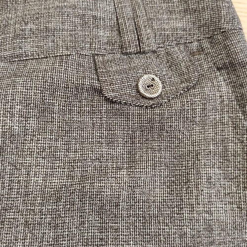 Vintage Y2K tailored shorts gray tweed, like new
