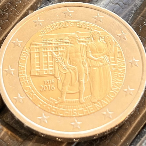 2 Euro Coin 2016 Austria like new
