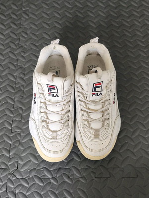 Fila Disruptor Low sneakers used, white, EU 39