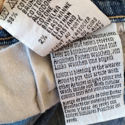 Vintage women's denim capri jeans M 38 10 like new Y2K style
