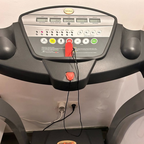Spectrum S15 treadmill used, foldable, home fitness