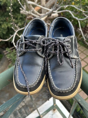 Sebago Dockside’s boat shoes σαν καινούργια, μπλε δερμάτινα
