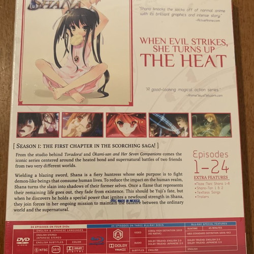 Shakugan no Shanna Season 1-3 Box Set Blu-Ray+DVD new, anime manga