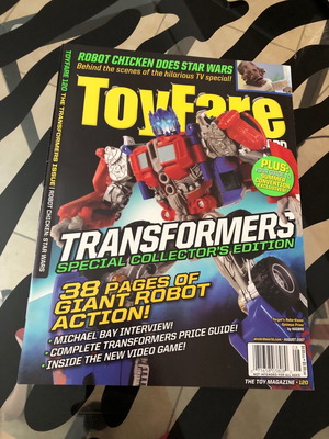 TOYFARE MAGAZINE 120 NM/M TRANSFORMERS COVER