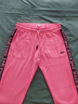 SOCCX women's sweatpants like new, pink, size Small