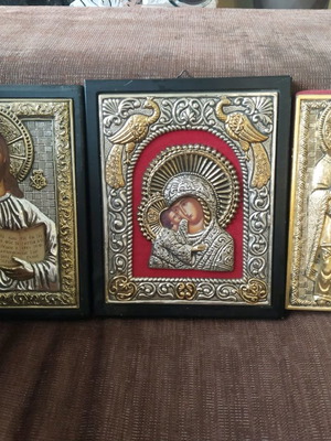 Saint icons pack of three