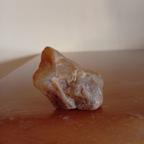 Authentic brown translucent quartz crystal