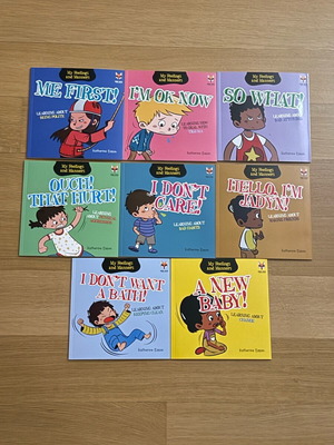 My Feelings and Manners children’s books set of 8 new, English