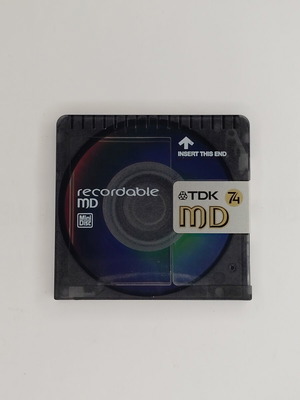 TDK MD 74 Color Series MiniDisc used