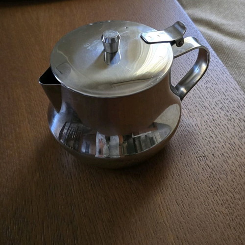 Stainless steel serving set like new
