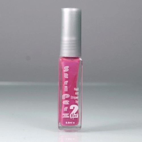 2MAD Nail Art Varnish Metal Fuscia 8 ml new