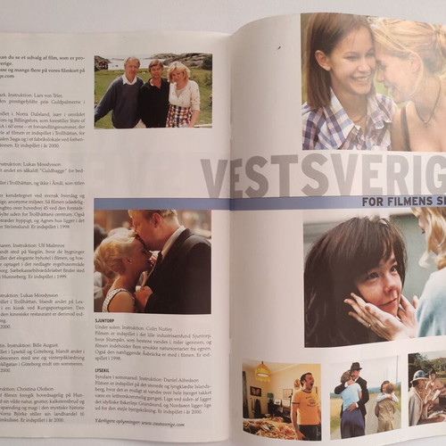 Vintage travel guide to Western Sweden used, Danish language, 2001