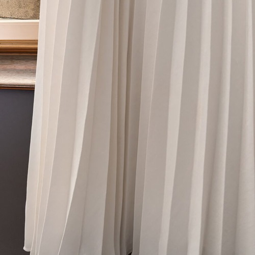Mango Maxi Pleated Skirt off-white medium like new