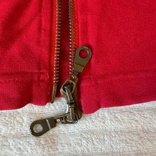 Sprint long cardigan used, red, size 6 years, 122 cm
