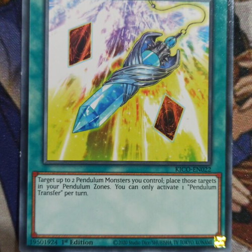 Pendulum Transfer Yu-Gi-Oh! card used, Normal Spell