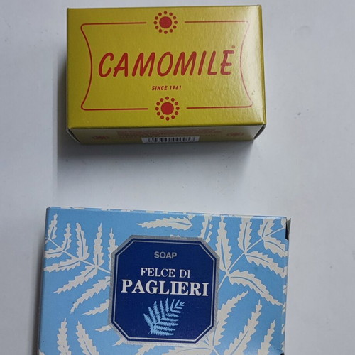 Camomile and Paglieri soaps new bath products