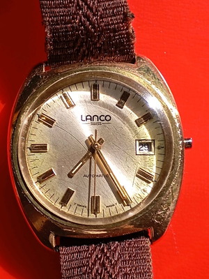 Vintage ρολόι χειρός LANCO αυτόματο μεταχειρισμένο