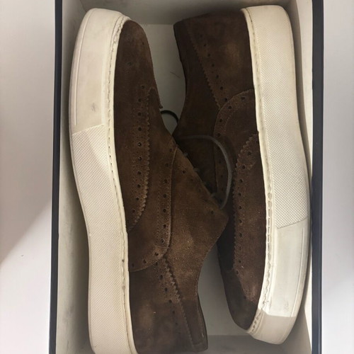 Leather shoes lightly worn, brown sandals size 42