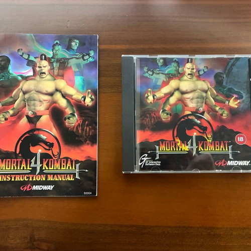 Mortal Kombat 4 PC Big Box Edition like new, complete in box