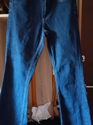 Zara Unisex Jeans Flared Used, Blue, Size XXL